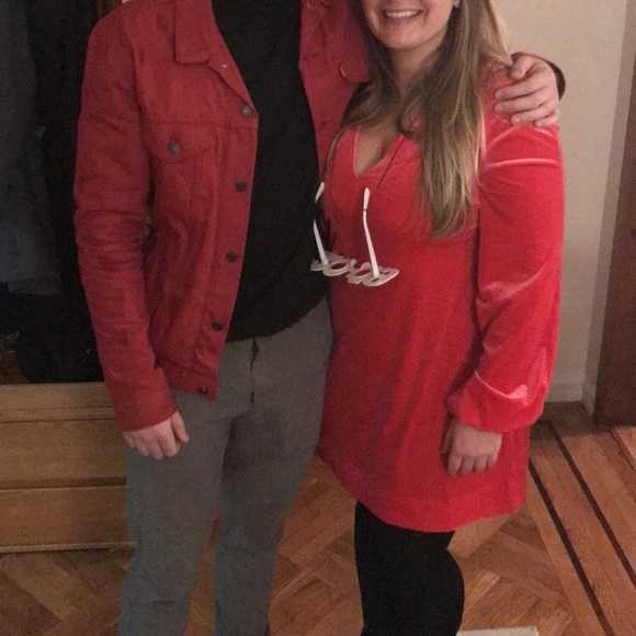 Free People Pink Velvet Dress - Picture 3 of 3